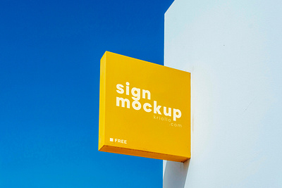 Sign Mockup branding design download free freebie illustration kriollodesign mockup psd sign signmockup