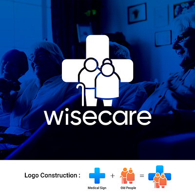 Wise Care Logo Design adobe advertising brand identity branding care logo design graphic design illustration logo logo design