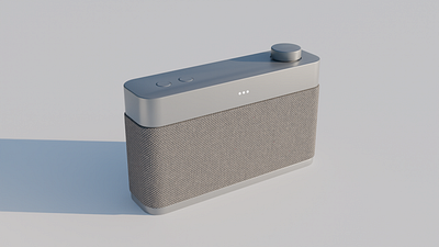 Minimalistic Speaker 3d 3d illustration 3dmondel b3d blender product design speaker