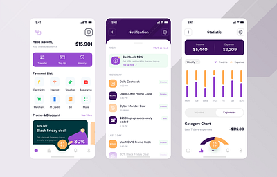 Npay - Modern E-Wallet & Finance App UI Design Kit appdesign appui bankingapp cleandesign digitalbanking digitalwallet ewallet financedesign fintech mobiledesign mobileui modernui naeem naeem ui ux paymentapp uidesign uiux userexperience uxdesign uxui