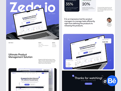 UI/UX Design for Zeda.io - AI-powered B2B & SaaS Solution admin panel ai b2b branding case study clean fintech minimal platform product design saas web design