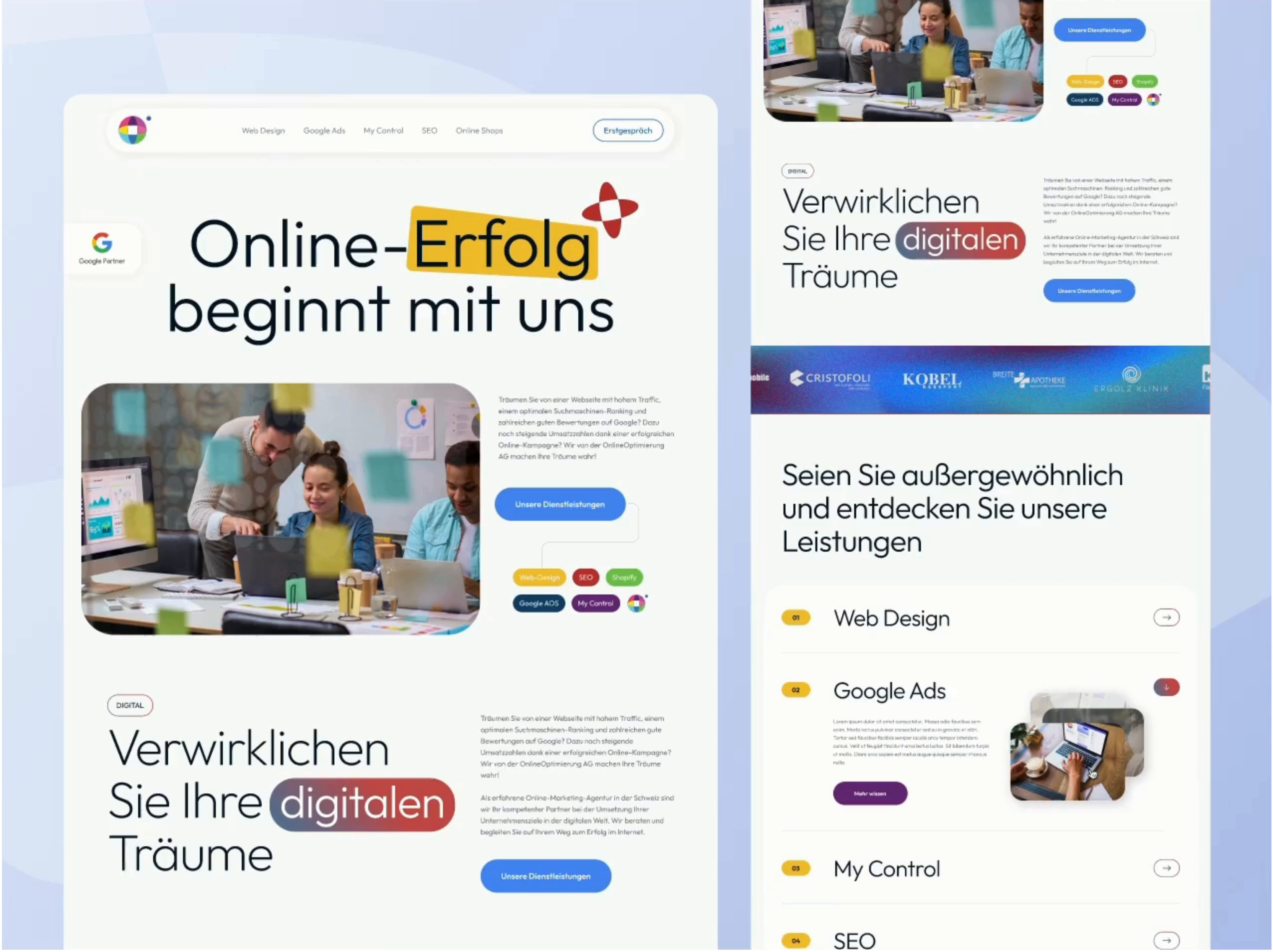 Example of Website Design + Implementation