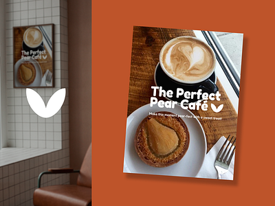 The Perfect Pear Café | Poster Design branding graphic design logo poster design