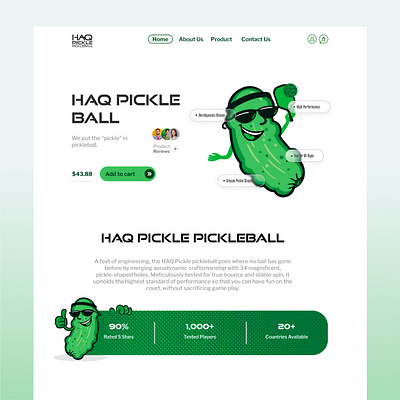 Pickle Ball website design | Figma | UI / UX Design best website 2024 figma design figma website design framer website graphic design landing page landing page design figma modern website design rebranding ui ux web designer webflow website designer dribble website mockup website redesign