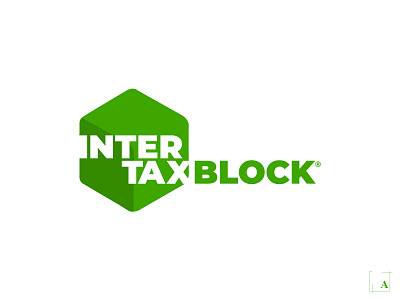 IntertaxBlock Branding branding graphic design logo vector