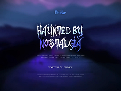 Haunted by Nostalgia | Web Game Experience 3d 3d graphics 8 bit baked lighting branding design experience game game design gameplay halloween happy halloween haunted house horror low poly movies retro spooky video game web