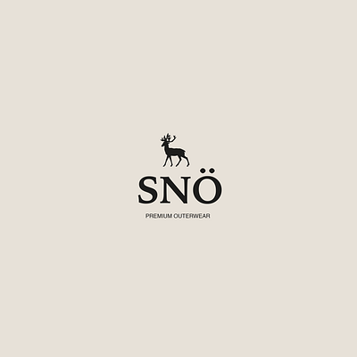 SNÖ branding branding design fashion branding graphic design logo swing tag design