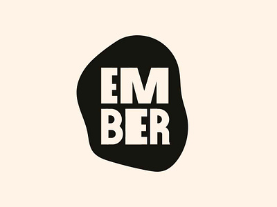 Ember Branding absract branding graphic design logo organic vector