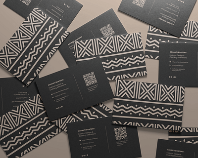 Ashanti Boateng african inspired branding branding design business cards design graphic design pattern design