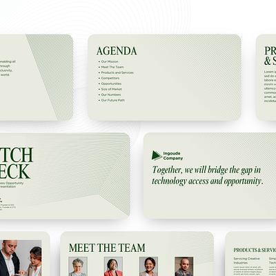 Minimalist Pitch Deck Presentation Design ppt design