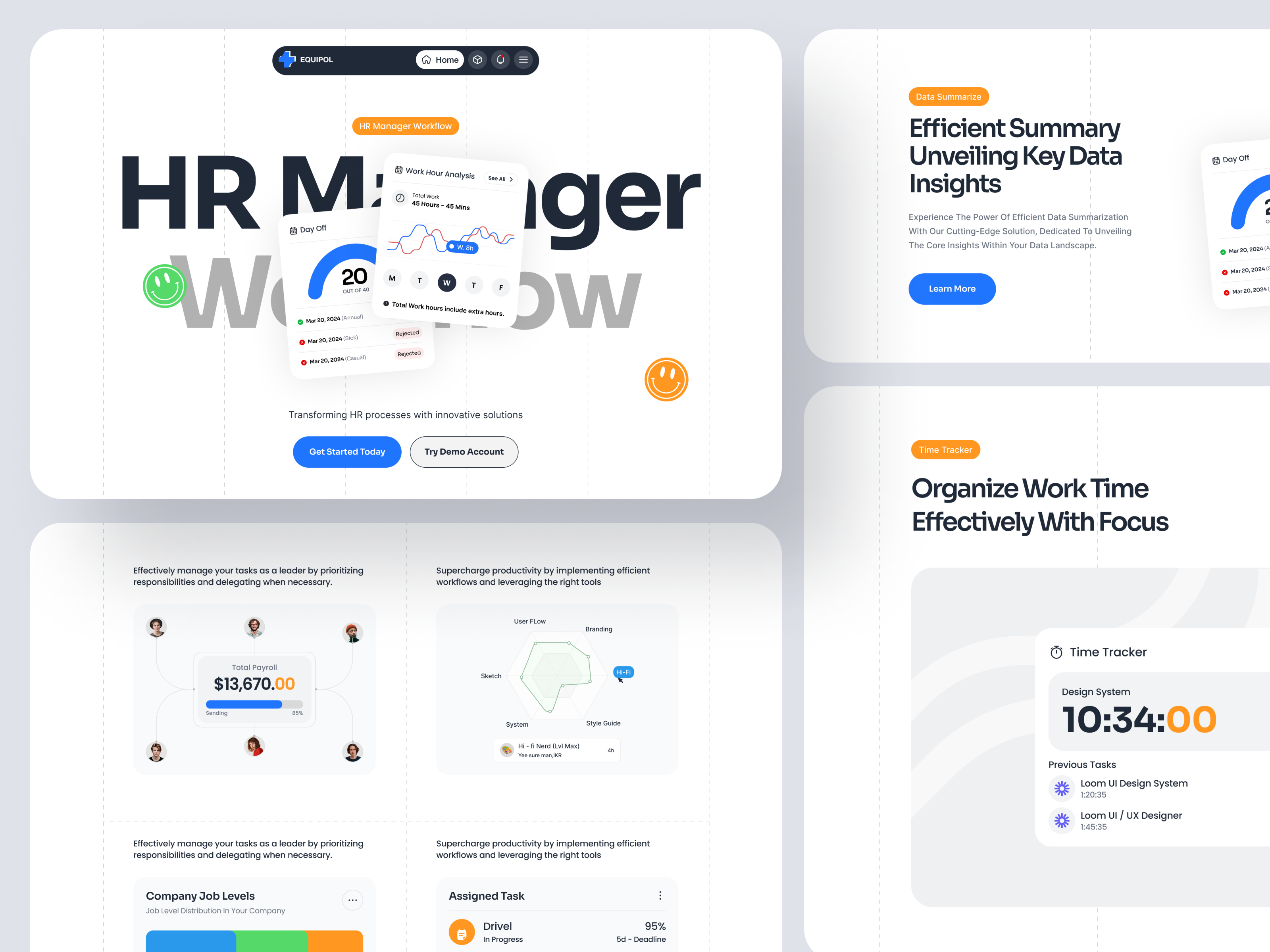 Example of Website Design 5 Pages