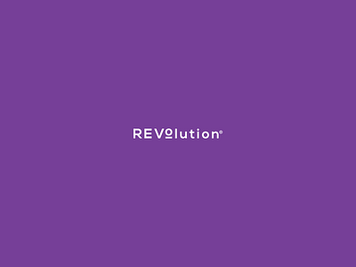 Revolution Lettermark branding company concept graphic design illustration logo modern revolution simple text