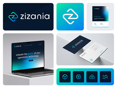 Recap - Zizania brand branding consulting design icon identity logo mark symbol tech technology ui ux website z