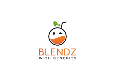 Logo, Logo Design, Juice Logo, Drinks Brand blendz with benefits brand identity branding business logo creative logo custom logo design drinks brand for sale fresh design graphic design green and orange healthy drinks juice logo logo logo design logo inspiration playful logo professional logo unique logo