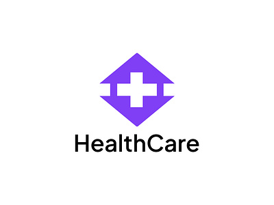 HealthCare Logo brand identity branding care clinic health care home hospital house intensive care logo logo design medical medicine minimal minimalist logo modern logo real estate logo unique wellness