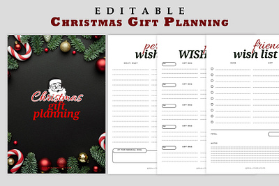 Christmas Gift Planning christmas clipart graphic design