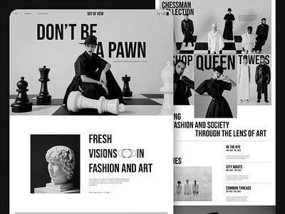 OutOfView - Fashion Agency Website clothe clothes design fashion fashionbranding luxury mode moderui trendy typography ui ux website