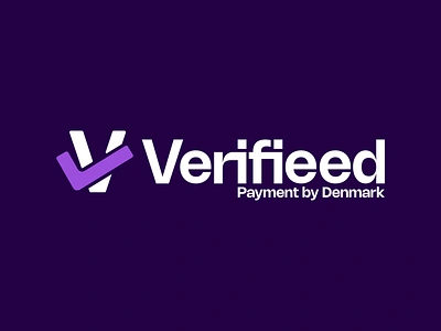 Verifieed - Finance Company Logo Design branding denmark finance fintech fintech company identity logo logo design logo designer logodesign logotype money payment payment company payment service v v letter v logo v monogram verified