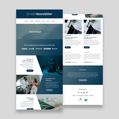 Email Newsletter app design creative design design inspiration digital design graphic design interface design mobile design product design ui ui design ui inspiration ui ux ui ux design ux ux design ux research ux ui web design web designer web development