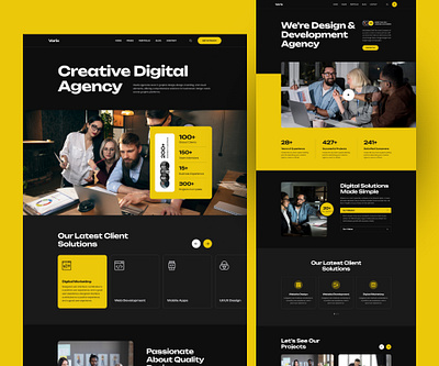 Vorix - Creative Digital Agency Figma Template technology themeforest ui ui design uiux ux design website design