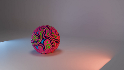 Morphed Sphere 3d animation graphic design logo motion graphics