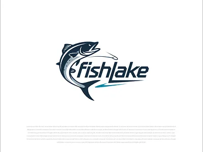 FishLake graphic design logo