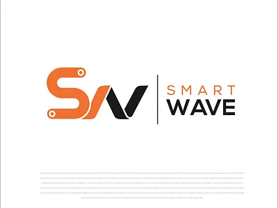 SmartWave graphic design logo