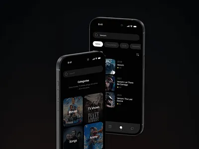 Aurastream - 4 app ui thatbrandnavigator ui ui ux video streaming
