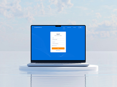 Complicheck.ai Login Page ai animation graphic design login page logo ui