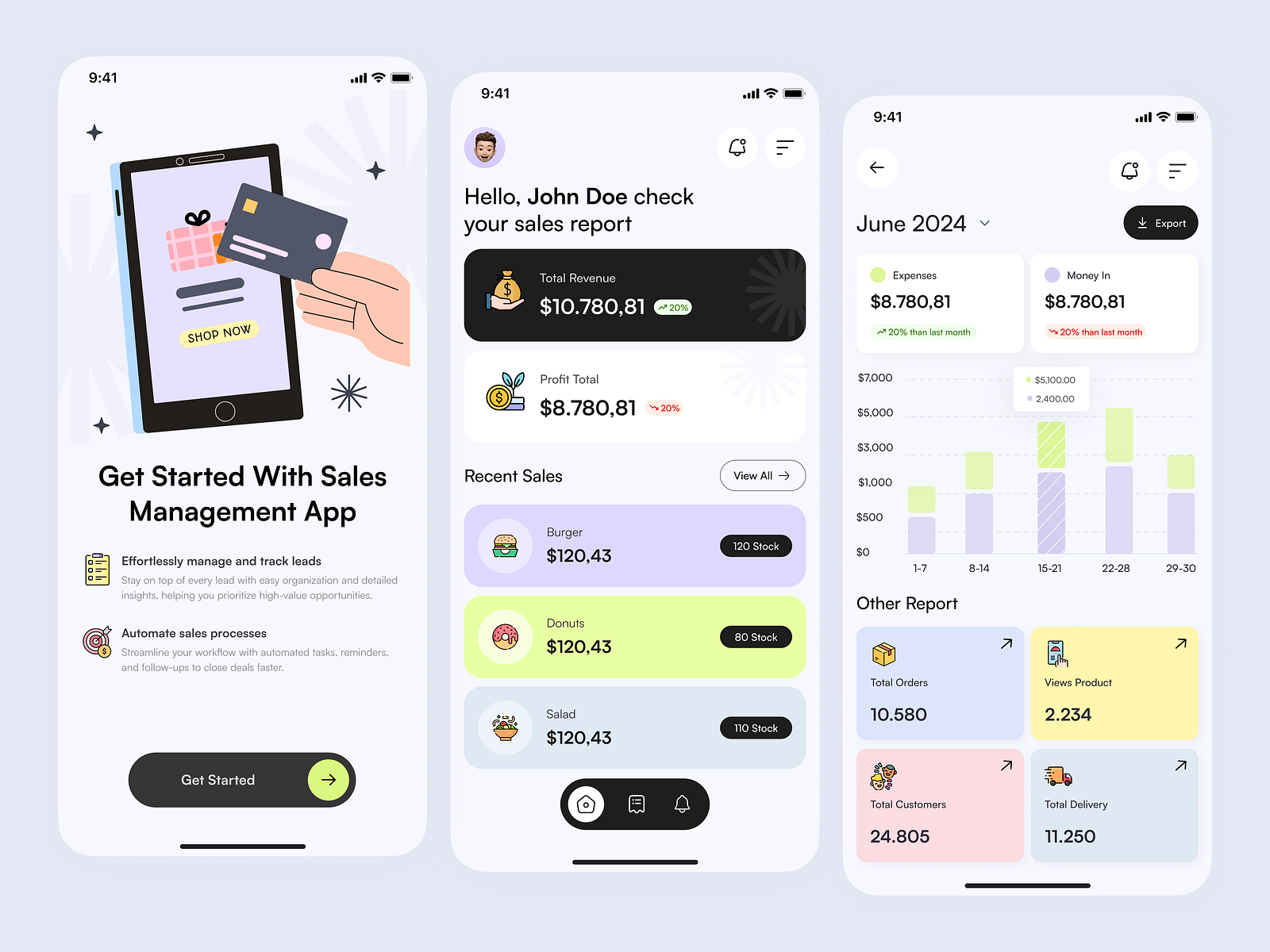 Sales Management Saas Mobile App by Ailsa Salsabila for Orenji Studio ...