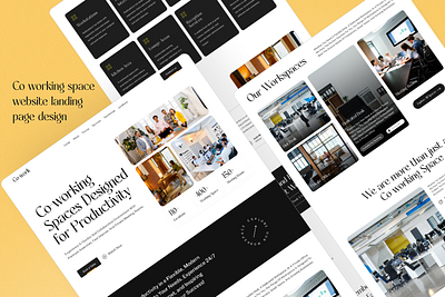 Fresh UI/UX showcase dropped for co-working space website! b2b web clean design component cowork web digital space figma figma design landing page minimal web minimaluiux raddito startup ui ui design uiux user interface web design web flow webdesign website