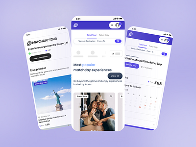 Soccer Sports Ticket/Attraction RESPONSIVE WEB & APP app dessign design graphic design responsive web ui ux uxui web design