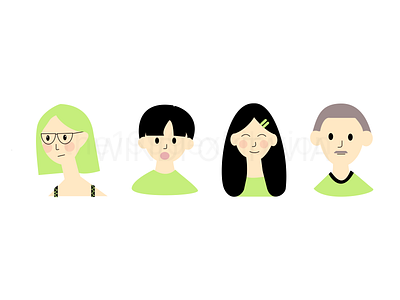 Fam set design family figma graphic design illustration sticker