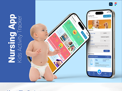 Kids Activity Tracking App figma kids kids activity tracking app mobile app mobile app ui ui