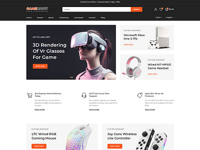 Digital Games and Computer Store Shopify 2.0 Responsive Theme computer store digital games games store product shop responsive shop theme shopify theme webiste