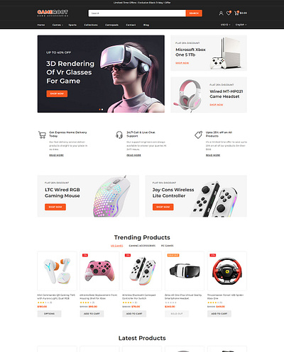 Digital Games and Computer Store Shopify 2.0 Responsive Theme computer store digital games games store product shop responsive shop theme shopify theme webiste