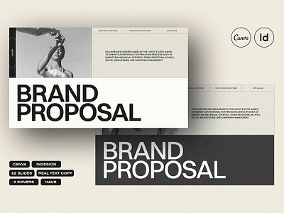 HAUS Brand Proposal brand designer brand strategy branding presentation brief canva collective freyja haus haus brand proposal indesign intentional project management project proposal proposal proposal design proposal template proposal template canva strategy studio studio standard