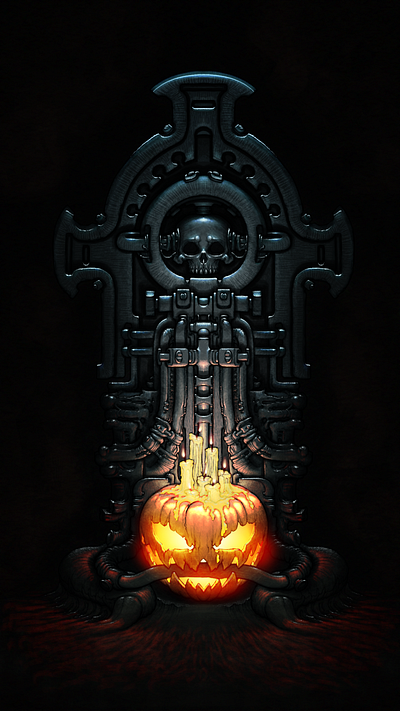 Warhammer Halloween 2d art concept creative design halloween illustration warhammer