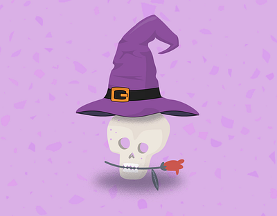 Witch Hat Magical Rotating | Halloween 3d animation halloween motion graphics