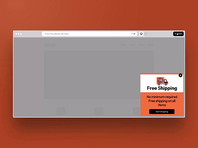 Free Shipping Slide-In Popup Template averta depicter app depicter plugin popup slide in popup