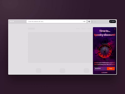 Spooky Discount Popup Template averta depicter app depicter plugin halloween popup popup