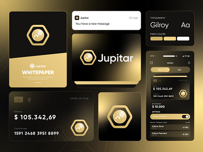 Introducing the Jupitar Brand Identity Concept blockchain brand identity branding crypto currency defi digital forex galaxy logo logo design logo designer logo identity logotype modern logo space technology token tradding web3