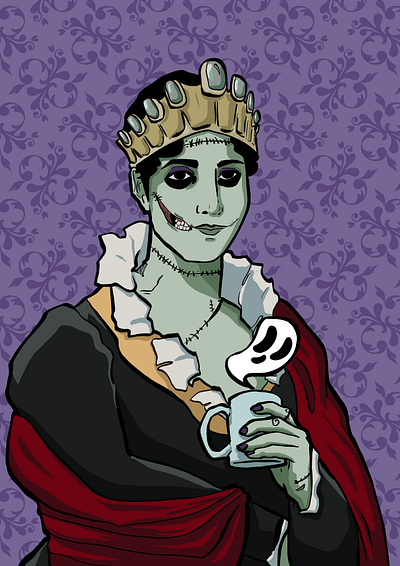 Royal Zombie design digitalart illustration