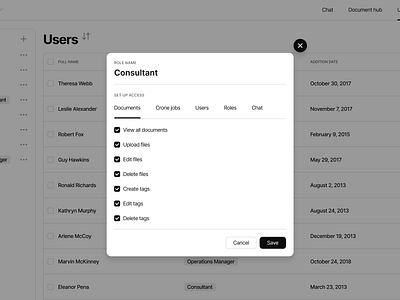 'opensearch' — Create a new role ai chatgpt create role dialog form modal popover popup saas settings