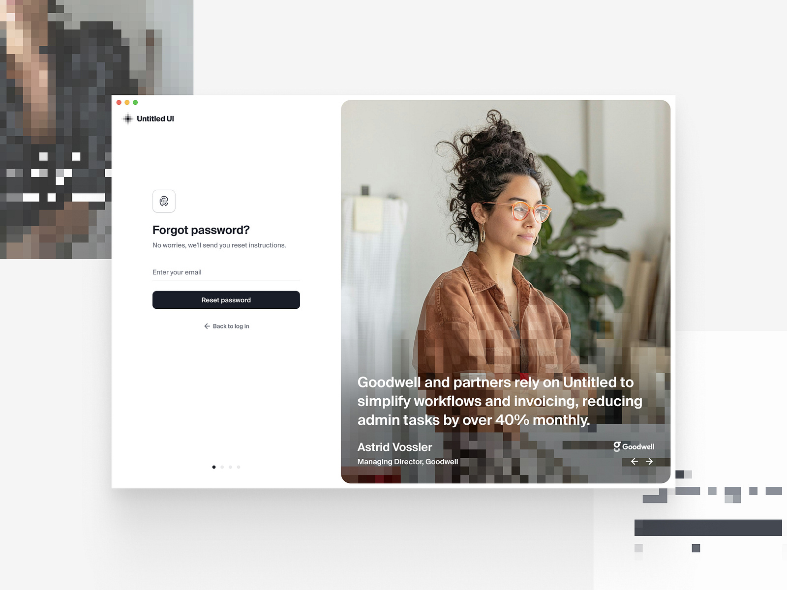 Forgot password? — Untitled UI by Jordan Hughes® on Dribbble