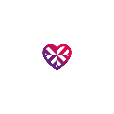 Heart abstract branding graphic design heart jewelry logo logotype