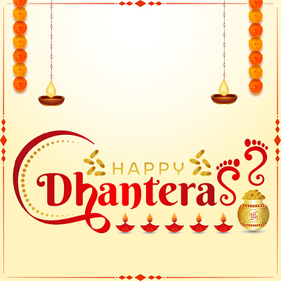 Dhanteras Festival - poster graphic design