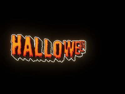 Halloween - After Effects 2danimation after effects animation design halloween illustration illustrator kinetic motion design motion graphics text title