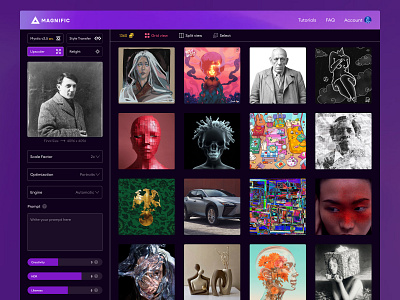Magnific AI ai ai upscaling content creation dcc image editor image generation magnific saas upscaling web app