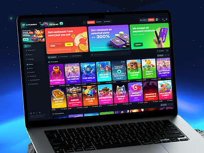 GoFurry bet betting betting platform casino development casino interface casino online casino platform crypto crypto casino dark interface gambling gambling interface game game illustration gaming open casino platform slot machine social casino ui ux design